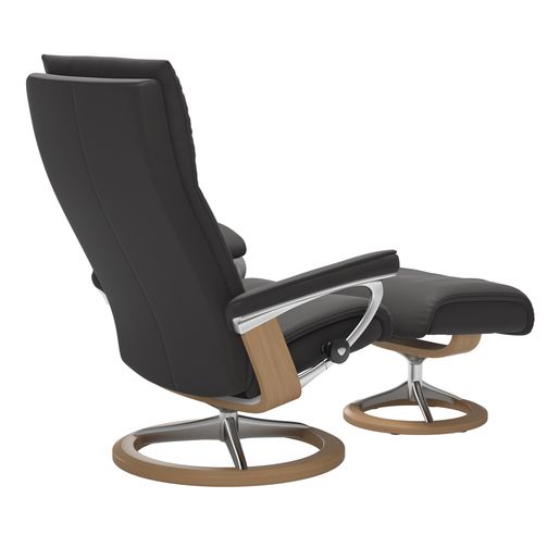 Stressless® Aura (M) Signature avec pouf