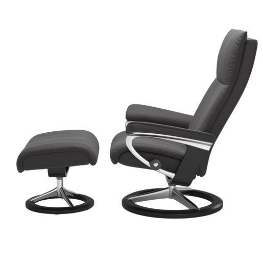 Stressless® Aura (M) Signature avec pouf