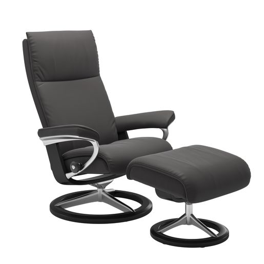 Stressless® Aura (M) Signature avec pouf