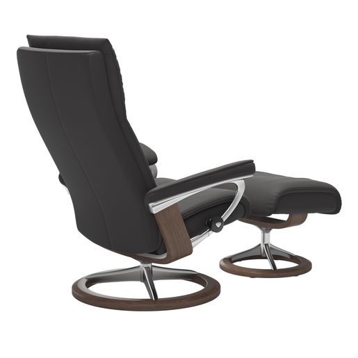 Stressless® Aura (M) Signature avec pouf