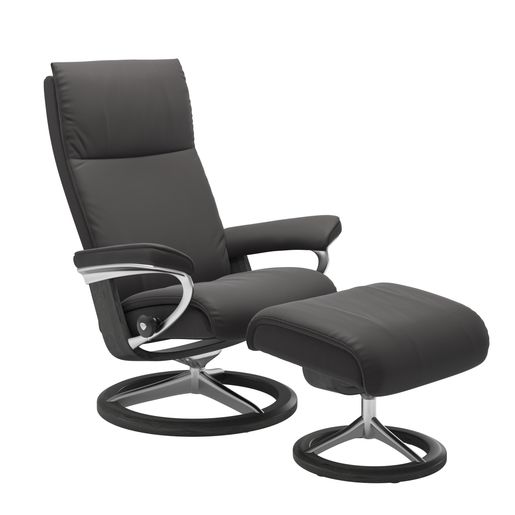 Stressless® Aura (M) Signature avec pouf