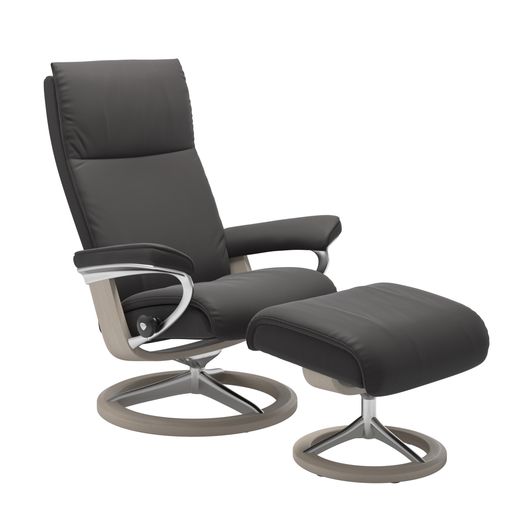Stressless® Aura (M) Signature avec pouf