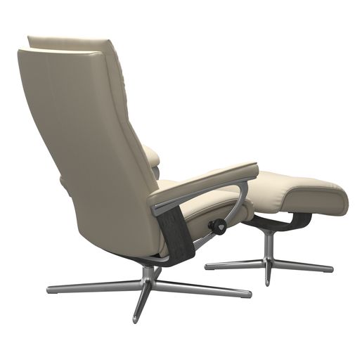 Stressless® Aura (S) Cross Sessel mit Hocker