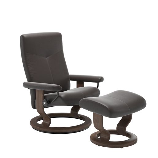 Stressless® Dover (M) Classic fåtölj med pall