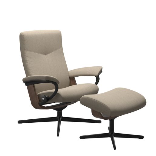 ①ストレスレス®ドーバー Stressless® Dover (L) クロス オットマン付