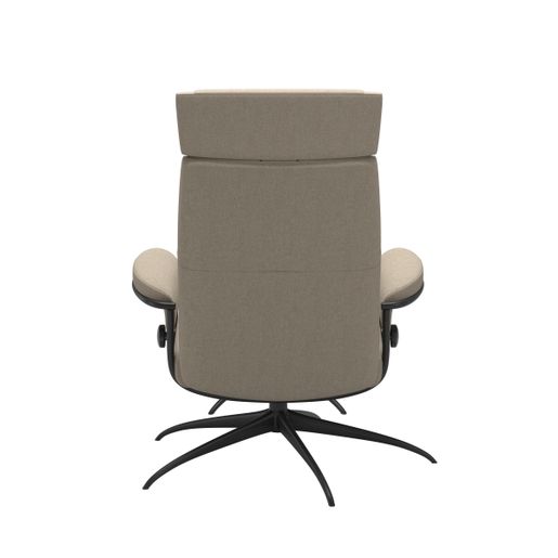 Stressless® Paris Star lenestol med regulerbar nakkestøtte og krakk