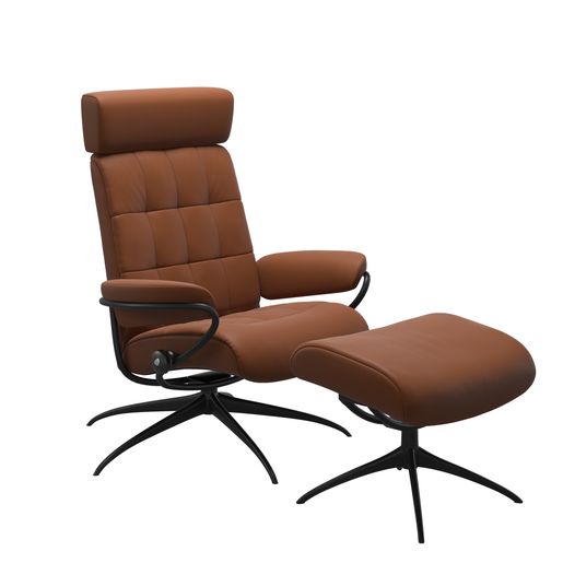 Stressless London in Paloma New Cognac leder