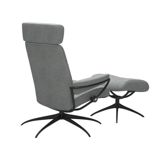 Stressless® London Star-Gestell verstellbare Kopfstütze