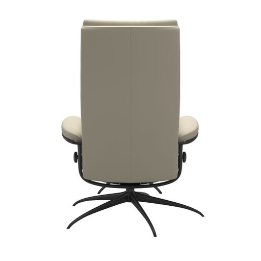 Stressless® Tokyo Star Base Recliner with High Back and Ottoman