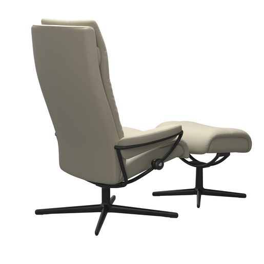 Stressless® Tokyo Cross Alto con poggiapiedi