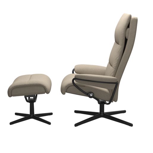 Stressless® Tokyo Cross alta con reposapiés