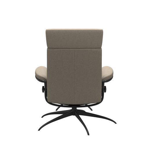 Stressless® Tokyo Star Sessel mit Hocker verstellbare Kopfstütze