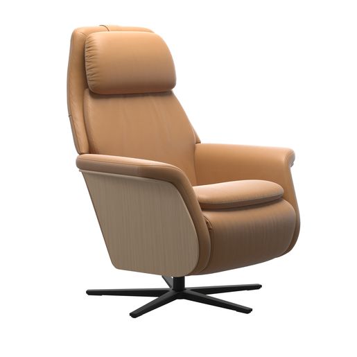  Stressless® Sam Power, Puinen käsinoja, Sirius jalusta