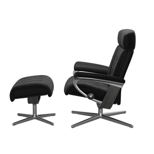 Stressless® Erik (S) Cross Sessel mit Hocker