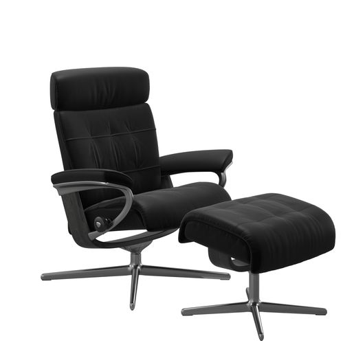 Stressless® Erik (S) Cross Sessel mit Hocker
