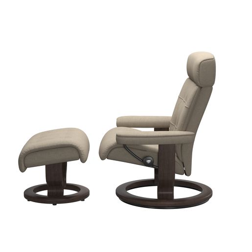 Stressless® Erik (L) Classic lenestol med krakk