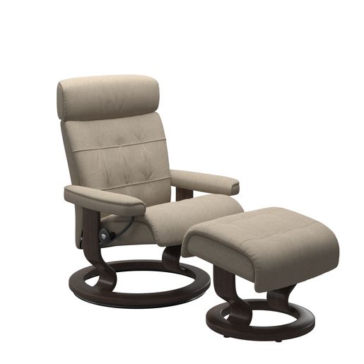 Stressless® Erik (L) Classic lenestol med krakk