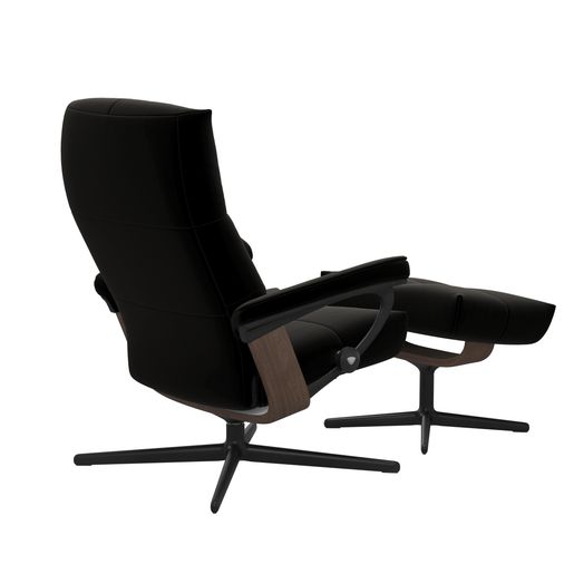 Stressless® David (S) Cross lenestol med krakk