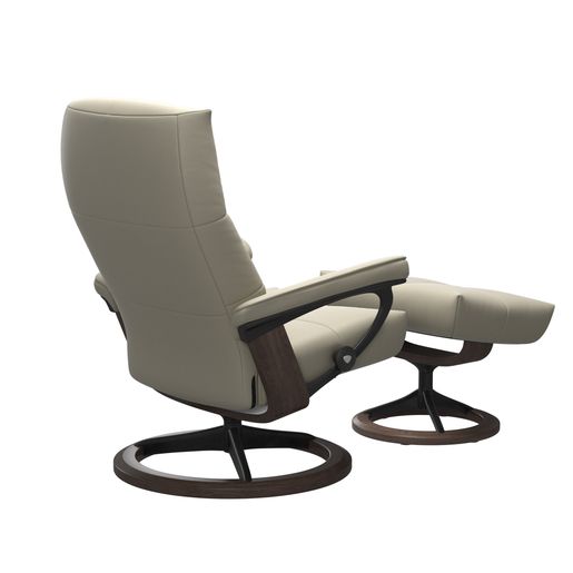 Stressless® David (M) Signature lenestol med krakk