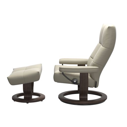 Stressless® David (L) Classic Sessel mit Hocker