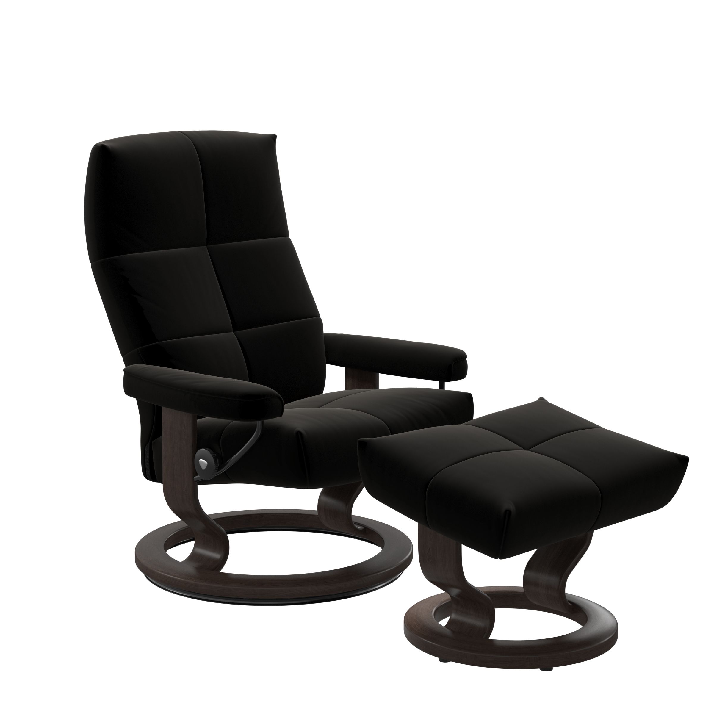 Stressless® David (L) クラシック オットマン付 | Recliners