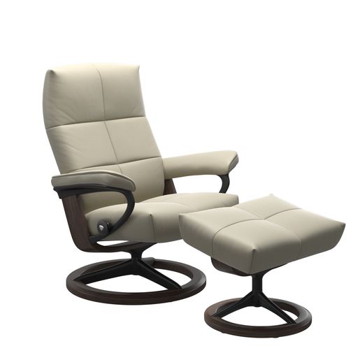 Stressless® David (L) Signature Sessel mit Hocker