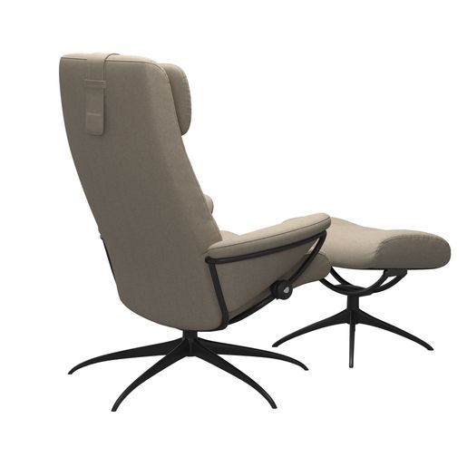 Stressless® Berlin Star tuoli ja rahi, korkea selkä