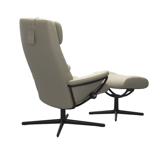 Stressless® Berlin Cross dossier haut avec repose-pieds