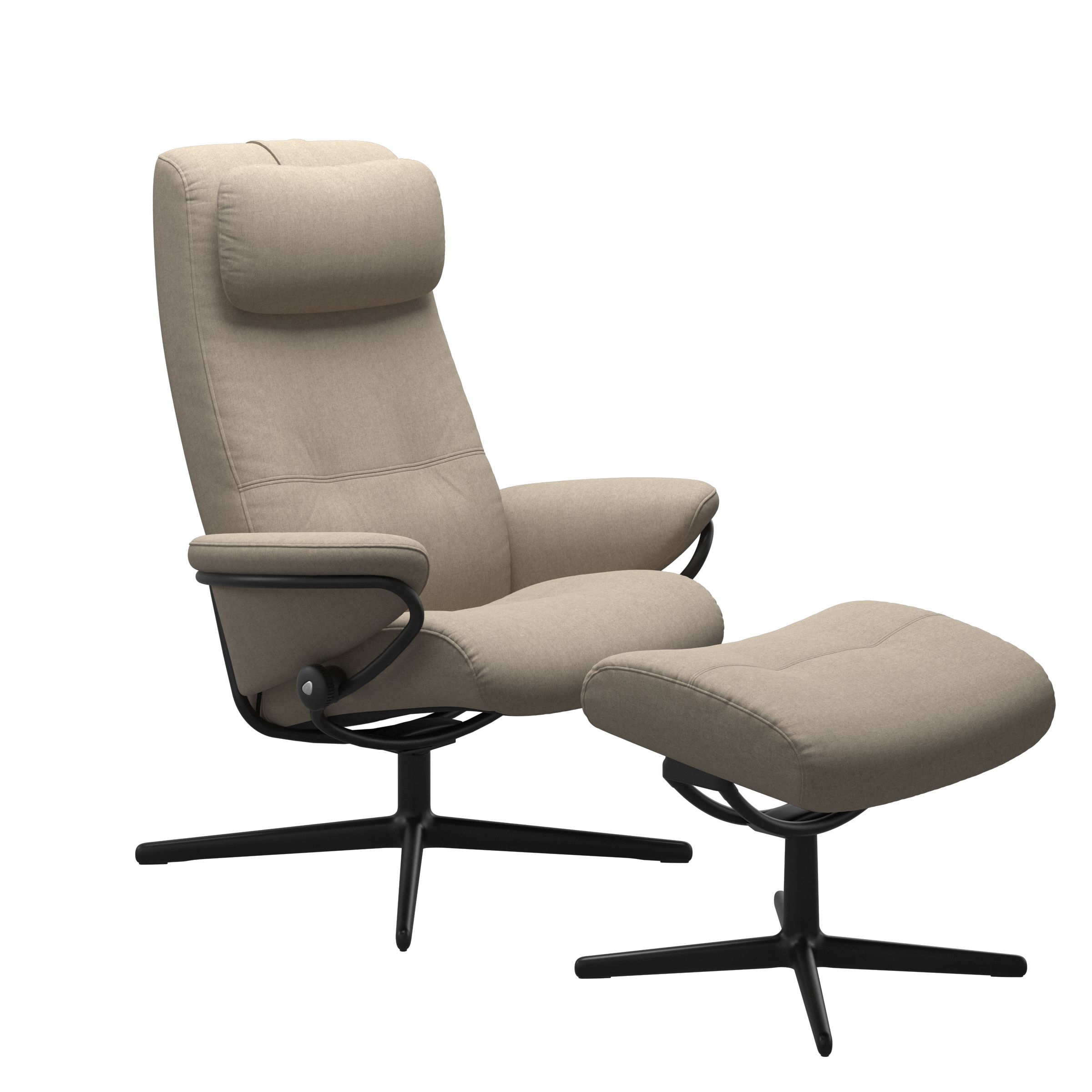 ストレスレス® Berlin クロス ハイバック オットマン付 | Berlin