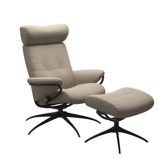 Stressless® Berlin Star con reposacabeza ajustable con reposapiés
