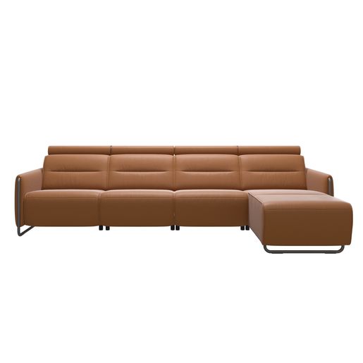 Stressless® Emily Stål 3-sits Power vänster med Long Seat (M)