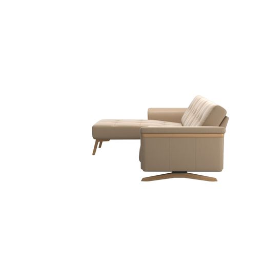 Stressless® Ella mit Holz 2-Sitzer (L) mit Longseat (L) links