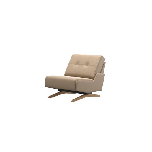 Stressless® Ella Wood 1 seater with sidepanels