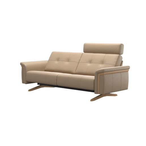 Stressless® Ella Wood 2,5 seater with 1 headrest