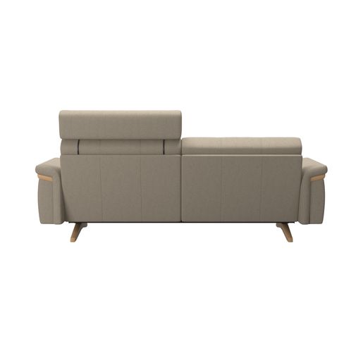 Stressless® Ella mit Holz 2-Sitzer (L) mit 1 Kopfstütze