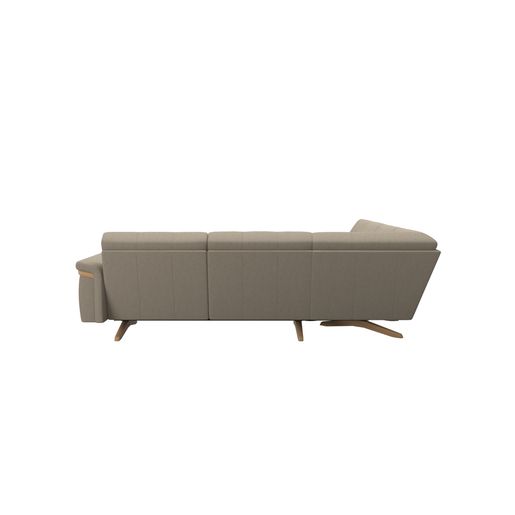 Stressless® Ella mit Holz Ecke 2-2-Sitzer (M) mit Longseat (M) links