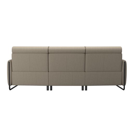 Stressless® Emily Steel 1 seater + Angled module + 1 seater (with 2 Power seats)