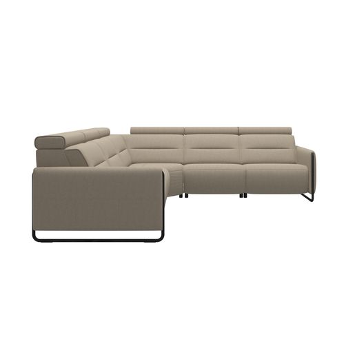 Stressless® Emily Steel 2 seater + Corner + 2 seater (with 2 Power seats)
