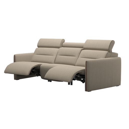 Stressless® Emily Wood 1 seater + Angled module + 1 seater (with 2 Power seats)