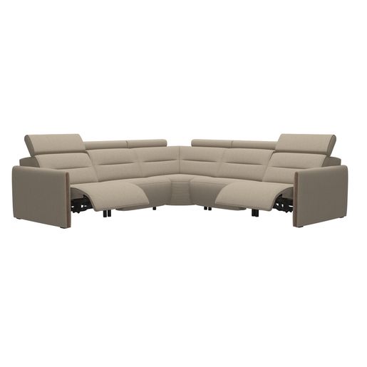 Stressless® Emily Wood 2 seater + Corner + 2 seater (with 2 Power seats)