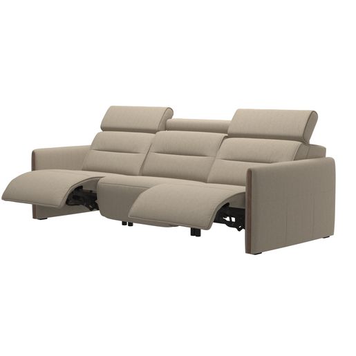 Stressless® Emily Wood 3 seater (with 2 Power seats)