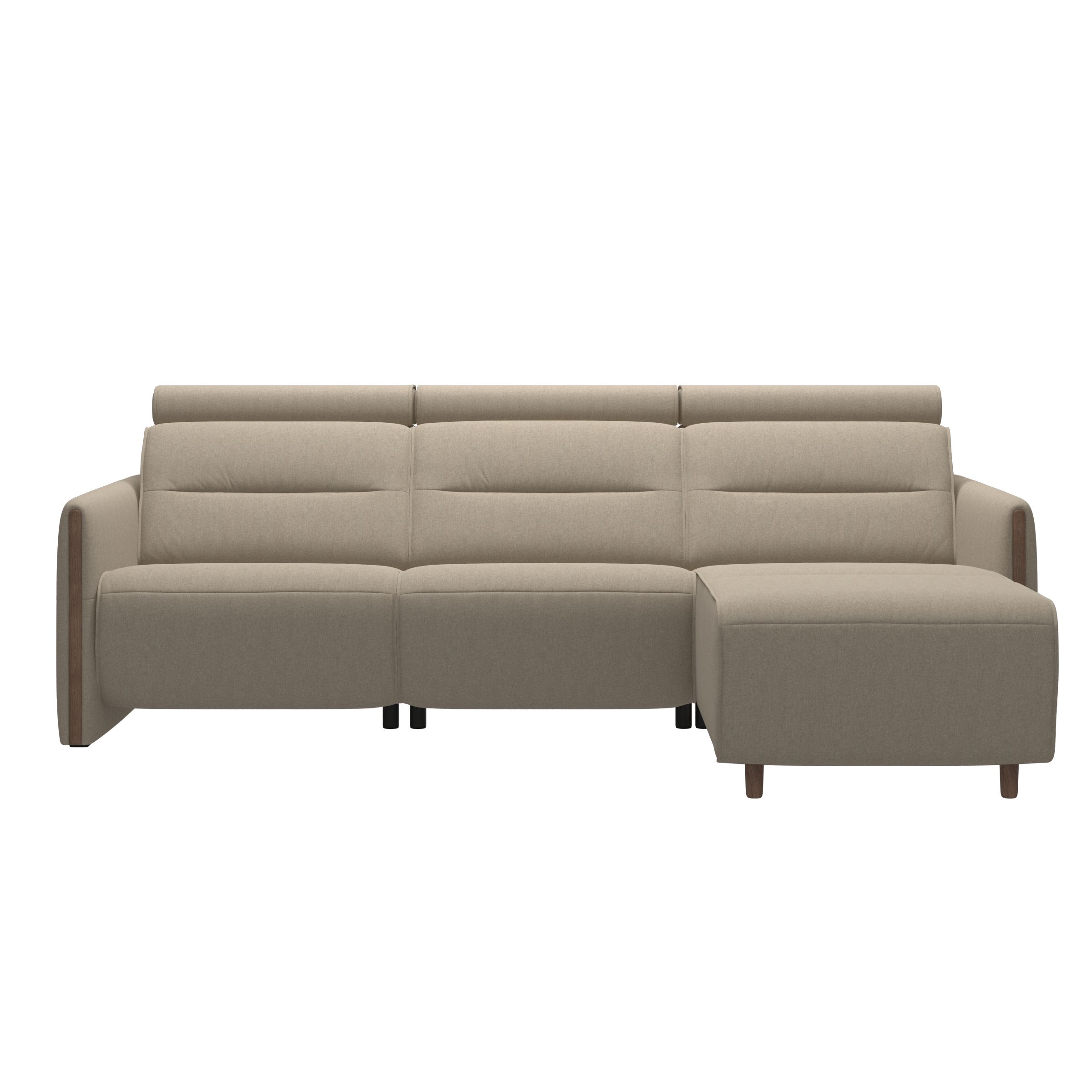 Stressless® Emily Wood 2 seater + Long Seat (M) (with 1 Power seat
