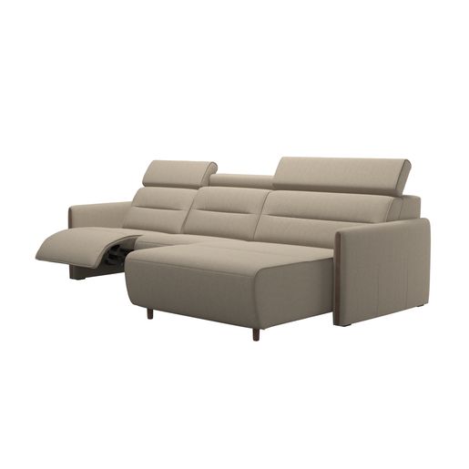 Stressless® Emily Wood 2 seater + Long Seat (L) (with 1 Power seat)