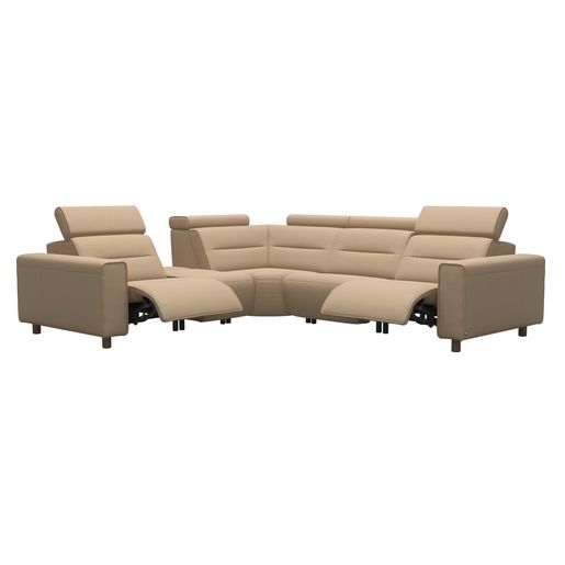 Stressless® Emily Wide arm 1 seater + Center + Corner + 2 seater (with 2 Power seats)