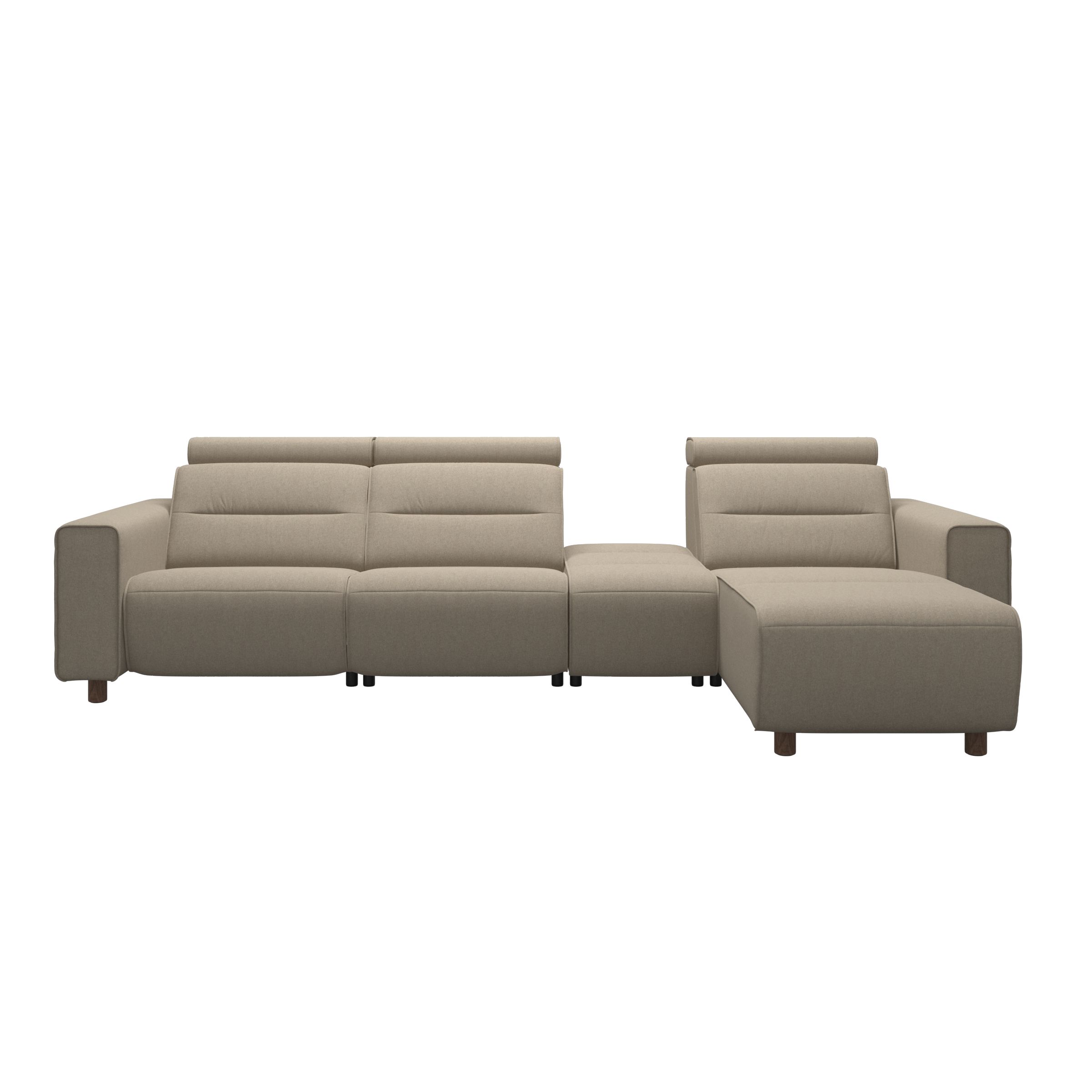Stressless® Emily Wide arm 2 seater + Center + Long Seat (M) (with