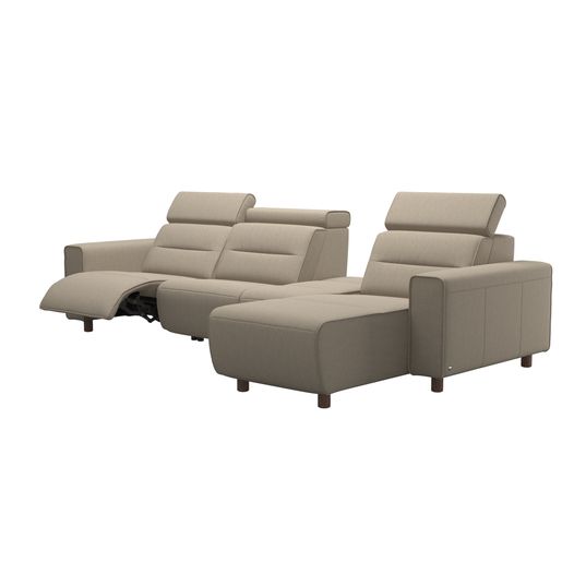 Stressless® Emily Wide arm 2 seater + Center + Long Seat (M) (with 1 Power seat)