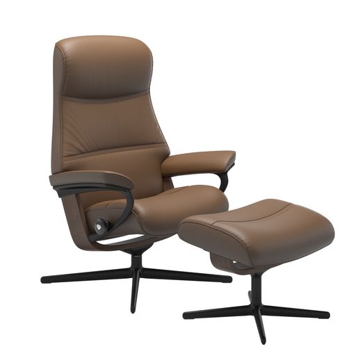 Stressless® Philip (M) Cross recliner with footstool