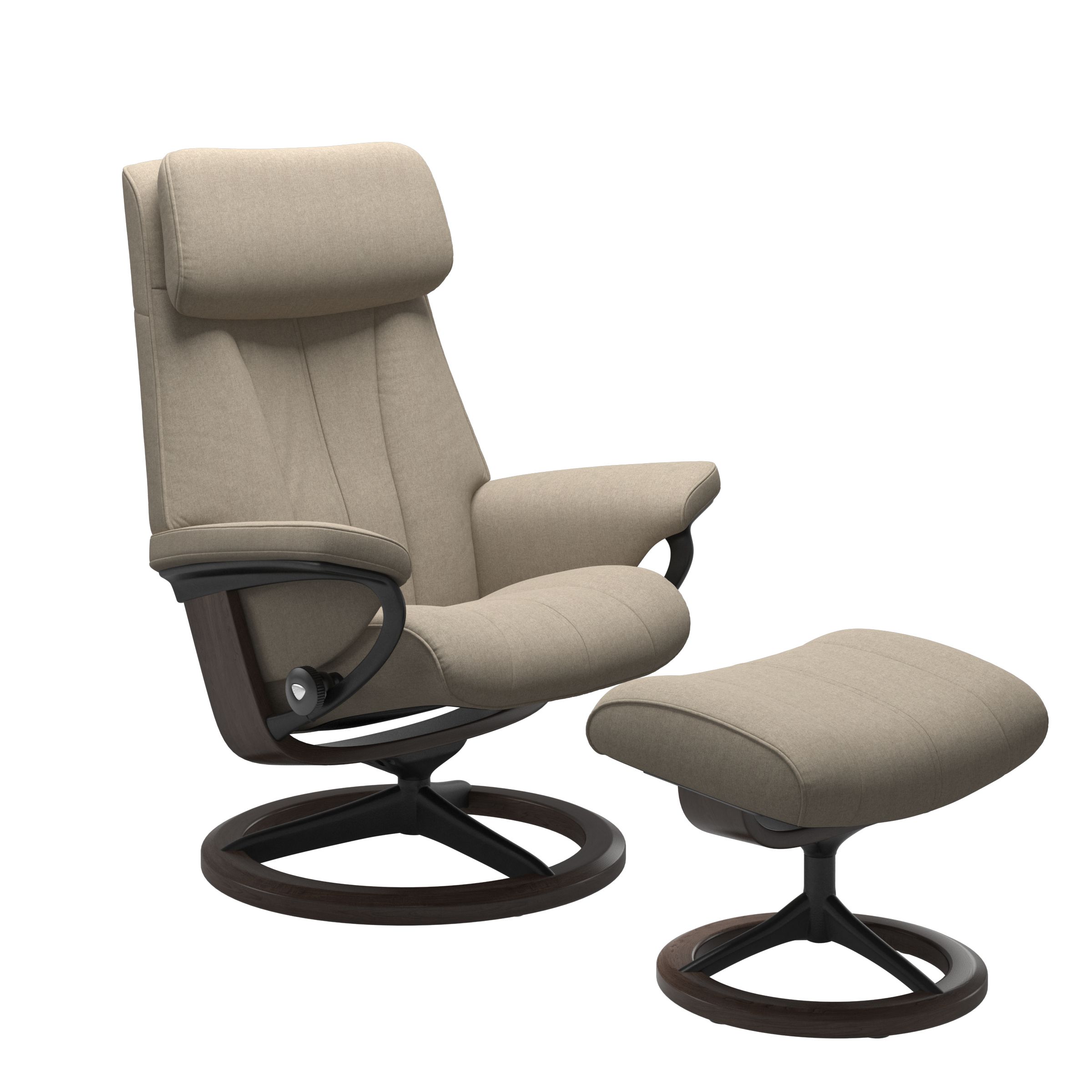 Stressless® Paul (M) シグニチャー オットマン付 | Recliners