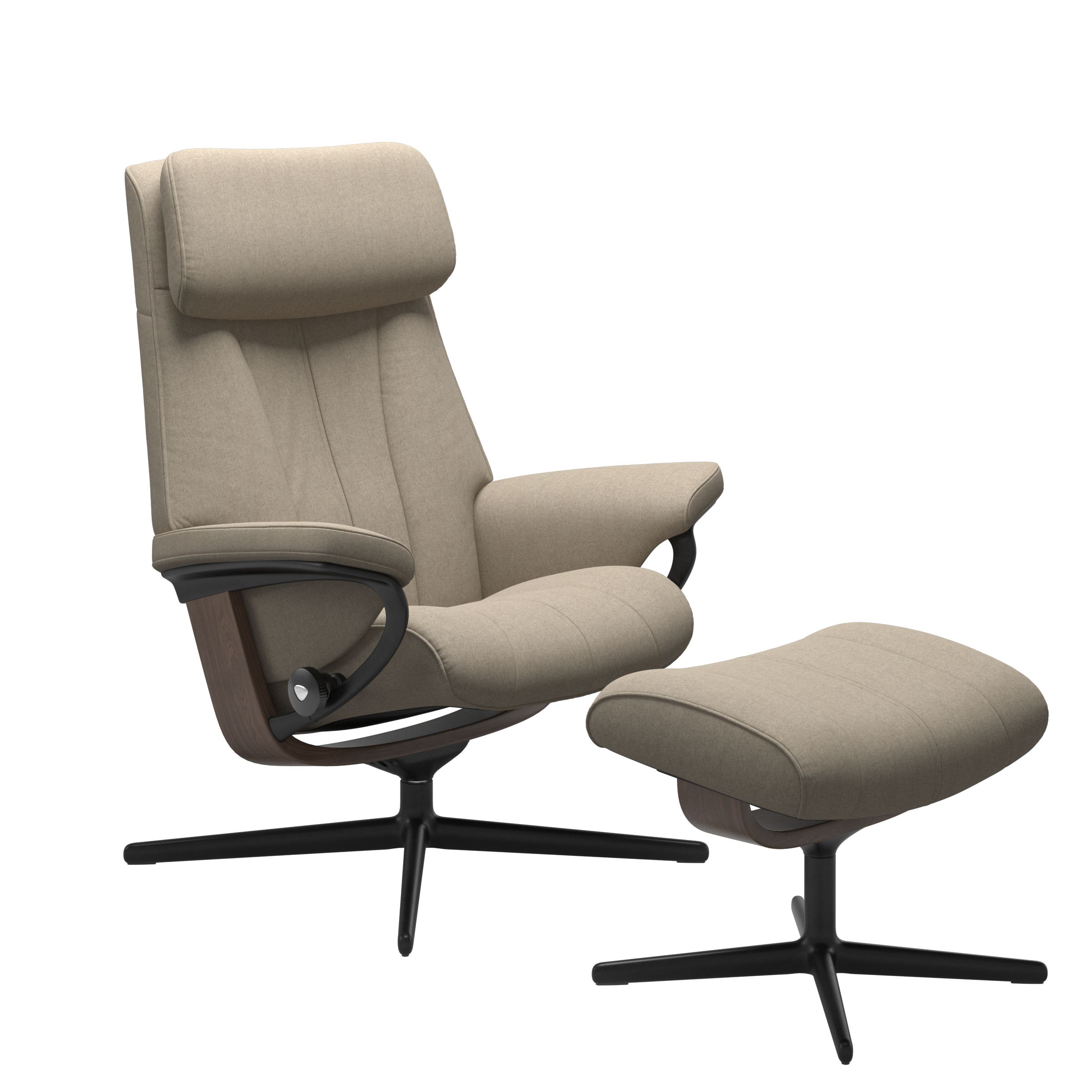 Stressless® Paul (L) クロス オットマン付 | Recliners