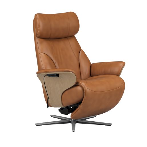 Stressless Adam with Sirius base in brushed aluminum